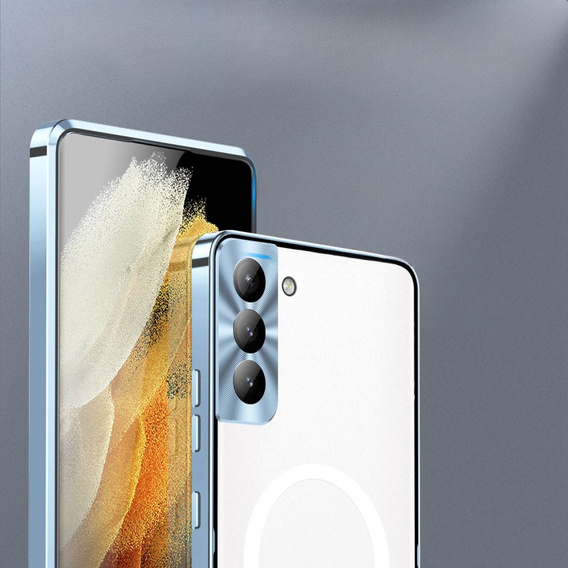 Защитный чехол для камеры Samsung Galaxy S21 FE 5G, CamShield MagSafe, прозрачный / синий