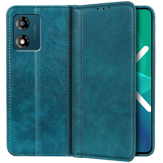 Чохол-фліп для Motorola Moto E13, Split Leather, зелений