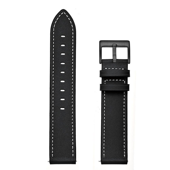Кожаный ремень   Herms  для Galaxy Watch 42mm - black