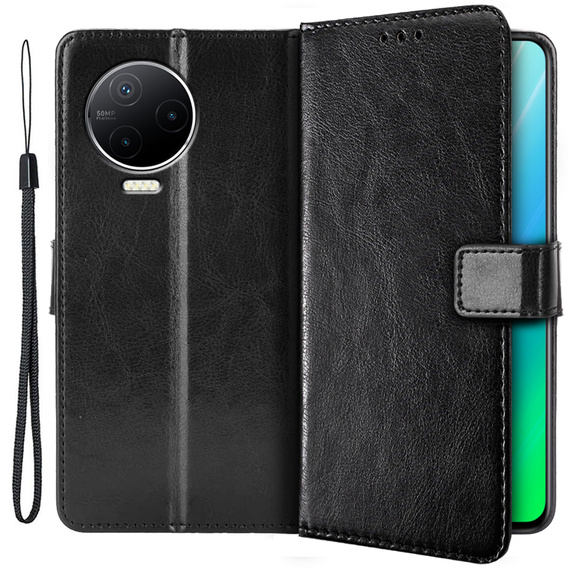 Чохол-книжка для Infinix Note 12 2023, Wallet, чорний
