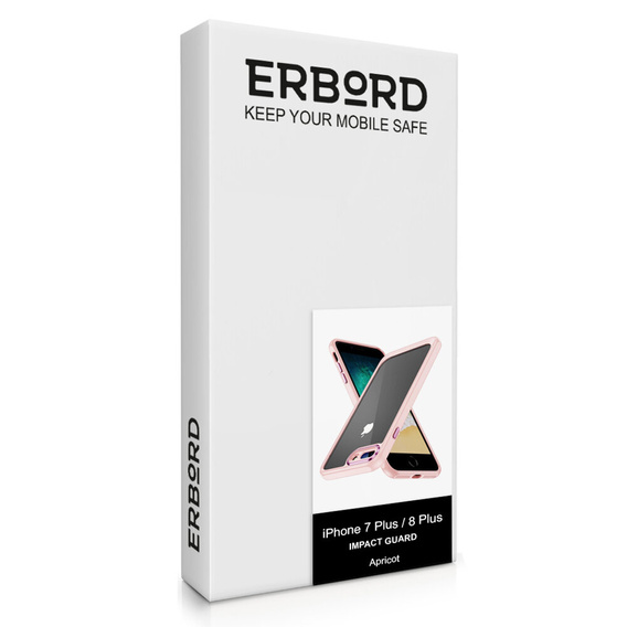 Чохол для iPhone 7 Plus / 8 Plus, ERBORD Impact Guard, рожевий