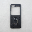 Бронированный Чехол до Samsung Galaxy Z Flip5 5G, Nox Case Ring, чёрный
