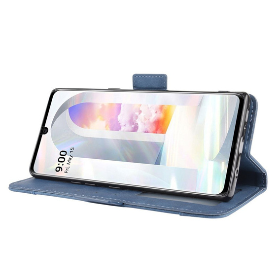 Футляр з клапаном для LG Velvet, Card Slot, м'яти