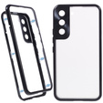 Чохол для Samsung Galaxy S21, Magnetic Dual Glass, чорний
