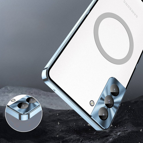 Защитный чехол для камеры Samsung Galaxy S21 FE 5G, CamShield MagSafe, прозрачный / синий