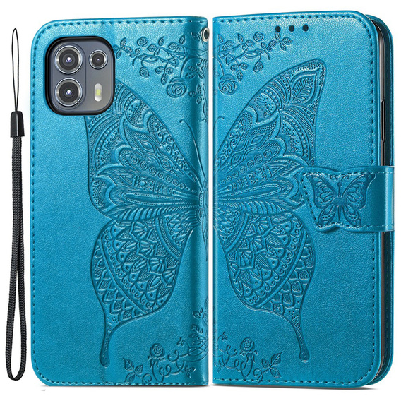 Чохол-книжка для Motorola Edge 20 Lite, Butterfly, м'яти