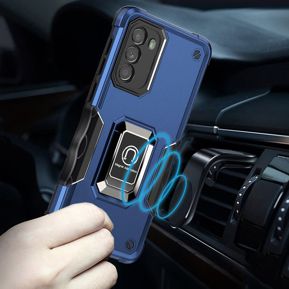 Чехол до Motorola Moto G52 / G82 5G, Dual-Layer Armor, синий