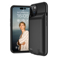 Чохол-акумулятор 8500mAh для iPhone 15 Plus, чорний