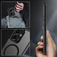 Чохол для Oppo Reno 13F / Oppo Reno 13FS, для MagSafe, ERBORD Matt Case, чорний