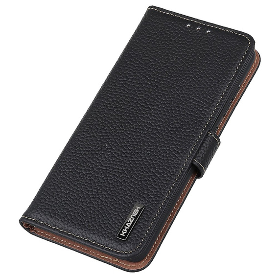 Чохол KHAZNEH RFID для OnePlus 12R, Litchi Texture, чорний