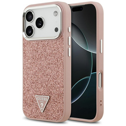 Чохол GUESS Glitter Triangle Logo MagSafe для iPhone 17 Pro Max