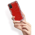 Чoхол до Samsung Galaxy A02s, Glittery, червоний