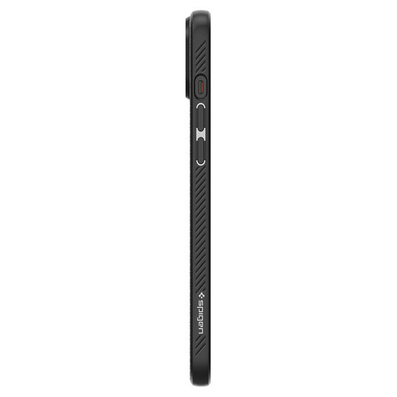 Чехол Spigen для iPhone 15, Liquid Air, чёрный + закаленное стекло 9H