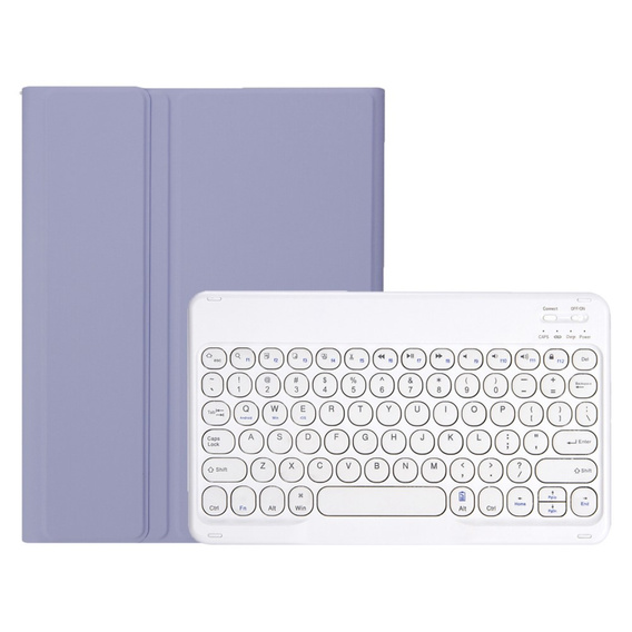 Чехол + клавиатура Galaxy Tab S8 / S7, Pen Slot, фиолетовый