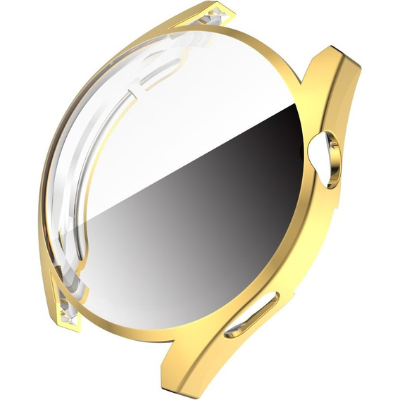 Чехол 2в1 с защитой экрана для часов Huawei Watch GT 3 46mm, Gold