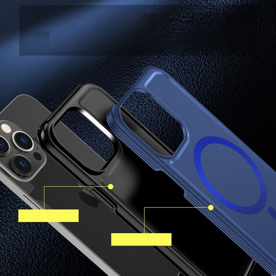 Чохол MagGuard для iPhone 15 Pro, MagSafe, м'яти