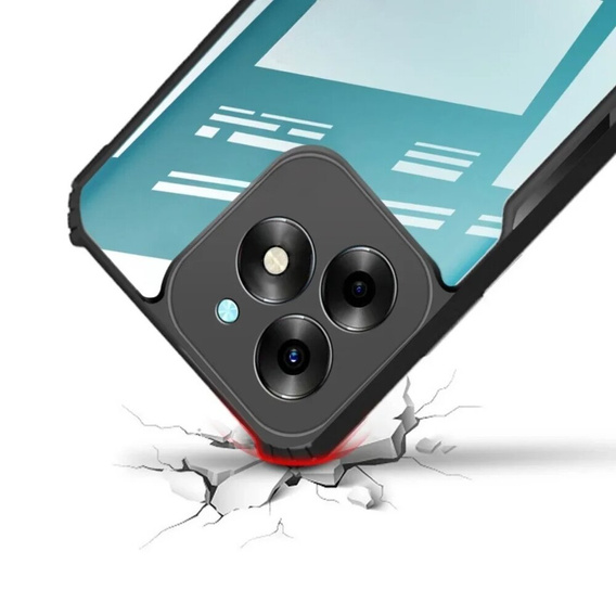 Чехол до Infinix Hot 40i, AntiDrop Hybrid, чёрный