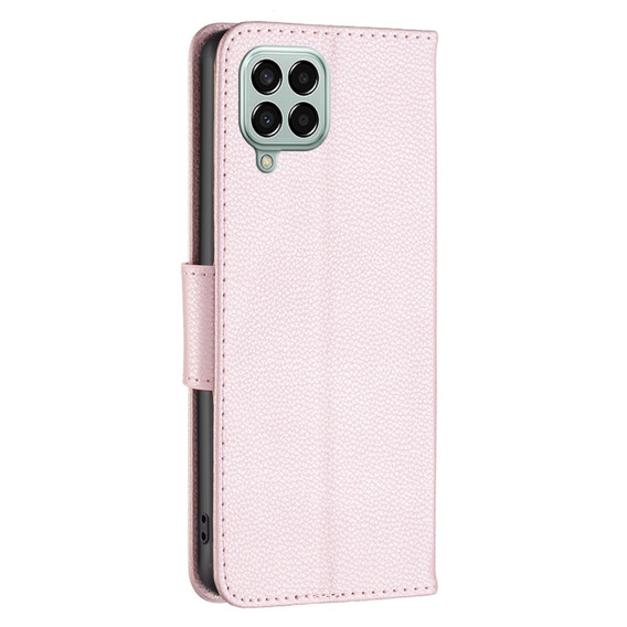 Откидной чехол для Samsung Galaxy M33 5G, Wallet Litchi Magnet, розовый rose gold