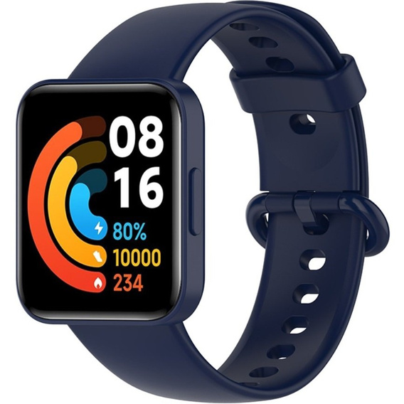 Силиконовый ремешок для Xiaomi Redmi Watch 2 Lite, Dark Blue