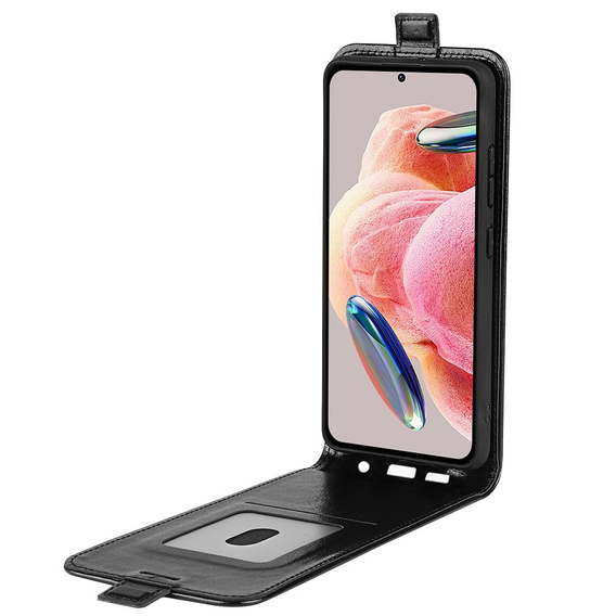 Откидной чехол для Xiaomi Redmi Note 12 4G, Flip, чёрный
