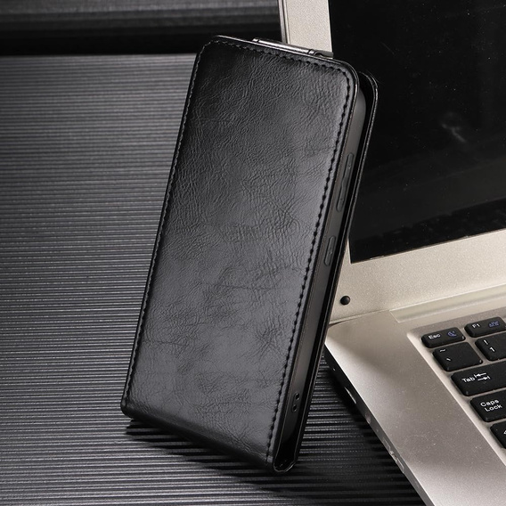 Откидной чехол для Xiaomi Poco F7, Flip, чёрный