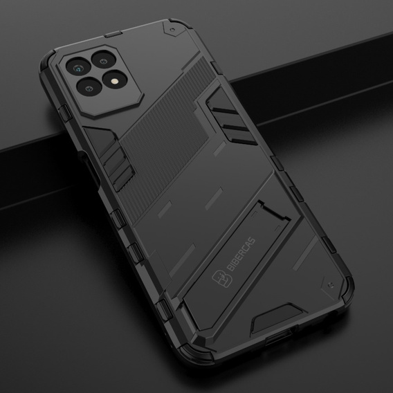 Чехол для Realme 8i, Military kickstand, синий