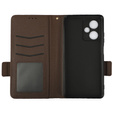 Чохол-книжка для Xiaomi Redmi Note 12 5G / POCO X5 5G, Wallet Litchi Magnet, коричневий