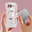 Чохол-книжка для Google Pixel 9A, RFID Wallet MagSafe CamShield, рожевий