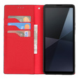 Кожаный чехол для Sony Xperia 10 VI, ERBORD Grain Leather, чёрный