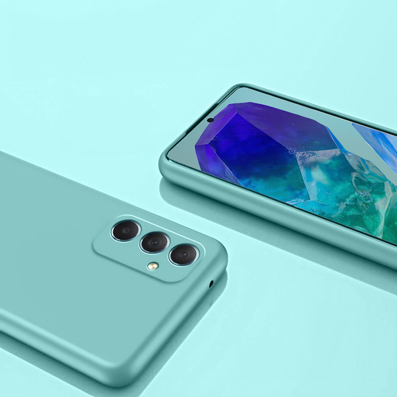 Чехол до Samsung Galaxy M55 5G, Silicone Lite, синий