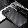 Чехол до Xiaomi Poco F7 Pro, Carbon, чёрный