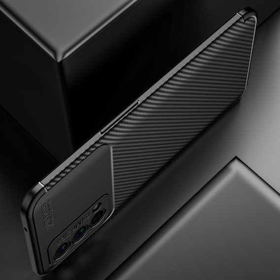 Чехол до Realme GT Master Edition, Carbon Gel, чёрный