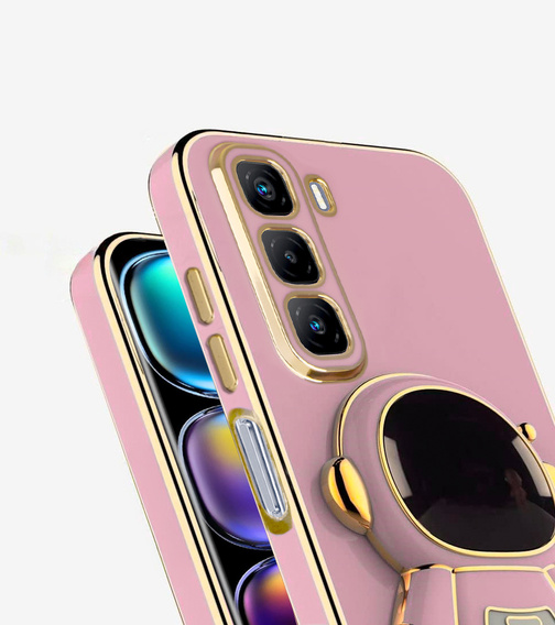 Чoхол до Infinix Hot 50 4G, Astronaut, фіолетовий