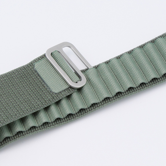 Нейлоновый ремешок для Apple Watch 1/2/3/4/5/6/7/8/SE/ULTRA 42/44/45/49 мм, зеленый