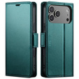 ERBORD Glossy Litchi - чохол-гаманець з клапаном для iPhone 17 Pro Max