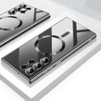 Чехол для Samsung Galaxy S24 Ultra, Electro MagSafe, чёрный + полное клеевое керамическое стекло