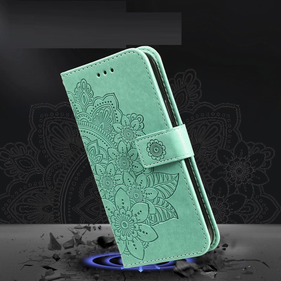 Чохол-книжка для Xiaomi Redmi Note 13 5G, Mandala, зелений