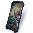 Бронированный чехол для Motorola Edge 40 Neo, Aluminum Alloy, чёрный
