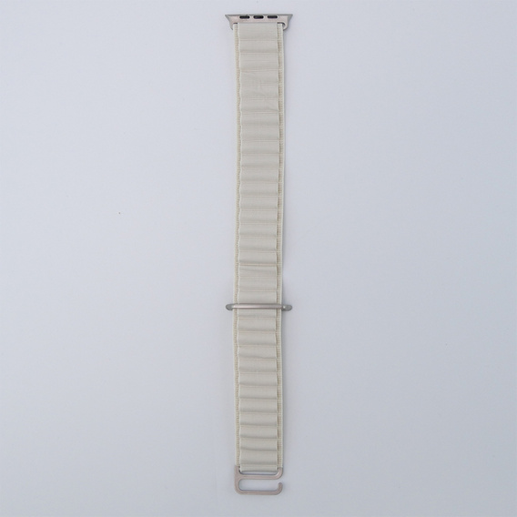 Нейлоновый ремешок для Apple Watch 1/2/3/4/5/6/7/8/SE/ULTRA 42/44/45/49 мм, бежевый