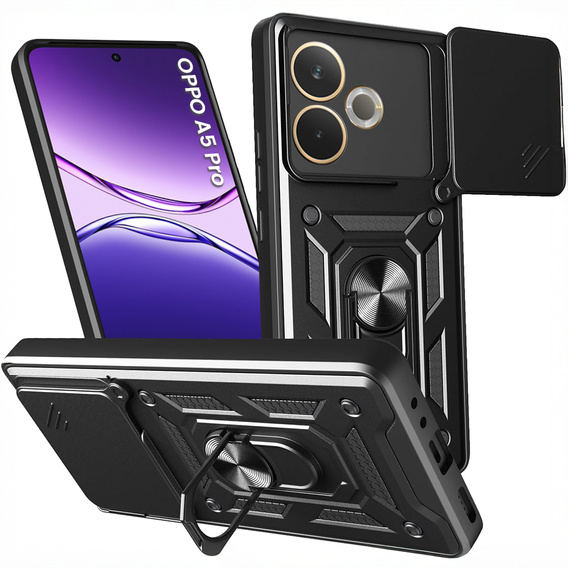 Чохол NOX Camera Slide Oppo A5 Pro 5G, CamShield Slide, чорний