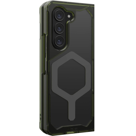 Чoхол Urban Armor Gear до Galaxy Z Fold 5 5G, Plyo MagSafe, прозорий / зелений