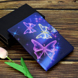 Чехол до Samsung Galaxy Tab A7 10.4 2020 T500 T505, butterflies, фиолетовый