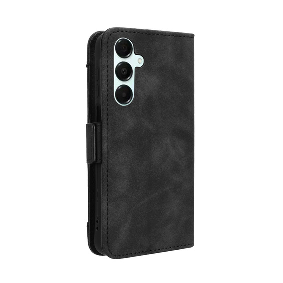 Чехол с клапаном для Oppo Reno 14F, слот для карт, бумажник, черный