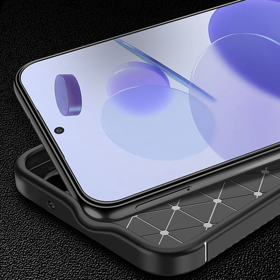 Чехол до Poco F5 5G, Carbon Gel, чёрный