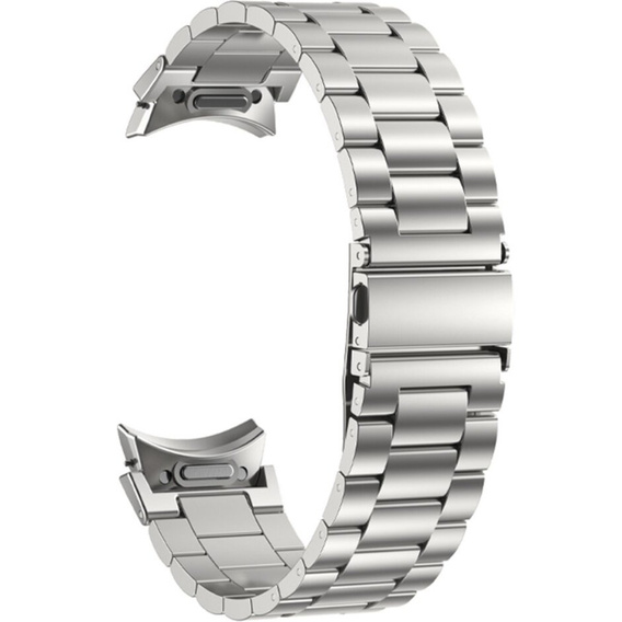 Ремінець-браслет для Samsung Galaxy Watch 4/5/6 40/42/43/44/45/46/47 мм, сріблястий