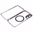 Магнитный чехол с двойным стеклом MagSafe для iPhone 16, розовый rose gold