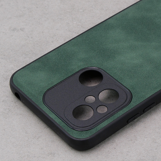 Чехол до Xiaomi Redmi 12C, ERBORD Business, с пластиной-держателем для автомобиля, зелёный