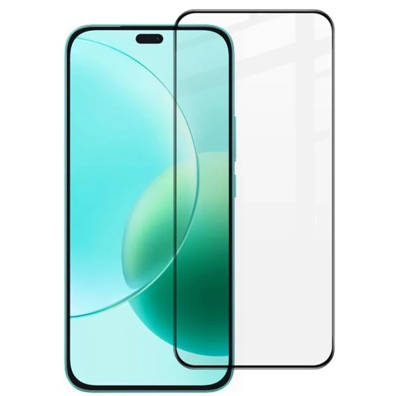 3D загартоване скло для Honor 400 Lite, чорна рамка