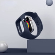 Ремень + чехол Suritch для Apple Watch 4/5/6/7/8/SE 44/45mm, темно-синий