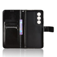 Футляр з клапаном для Oppo A80, Crazy Horse Wallet, чорний